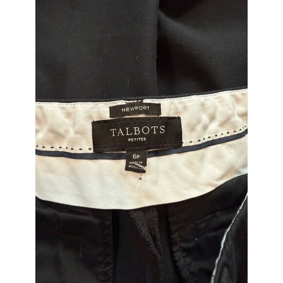 Talbots Newport Petite Black Dress Pants Size 6P Office - Picture 6 of 8
